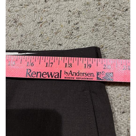 NEW Tommy Hilfiger 40 X 30.5 Dress Pants Tommy Traveler BROWN Poly/wool E25 - Picture 5 of 6